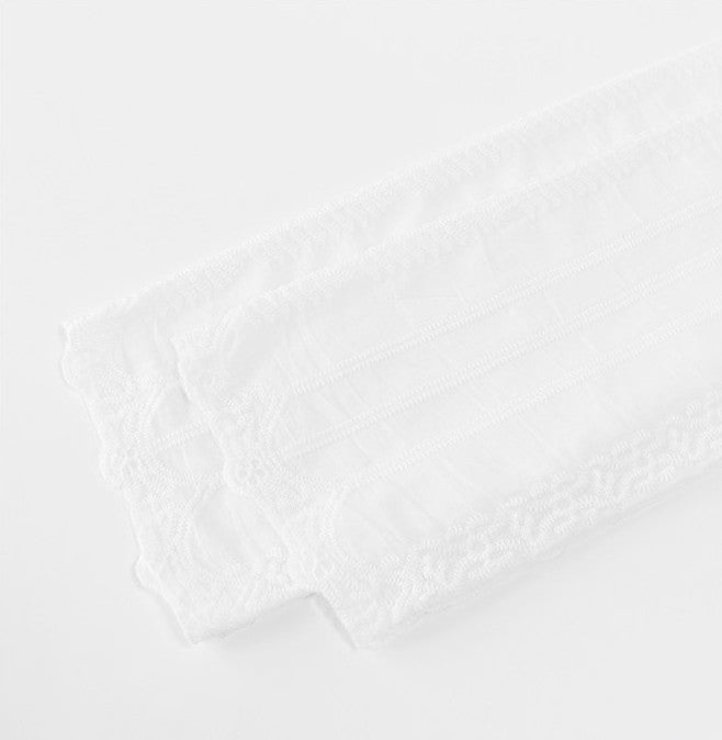 レースフラワー刺繍シャツブラウス ME0038