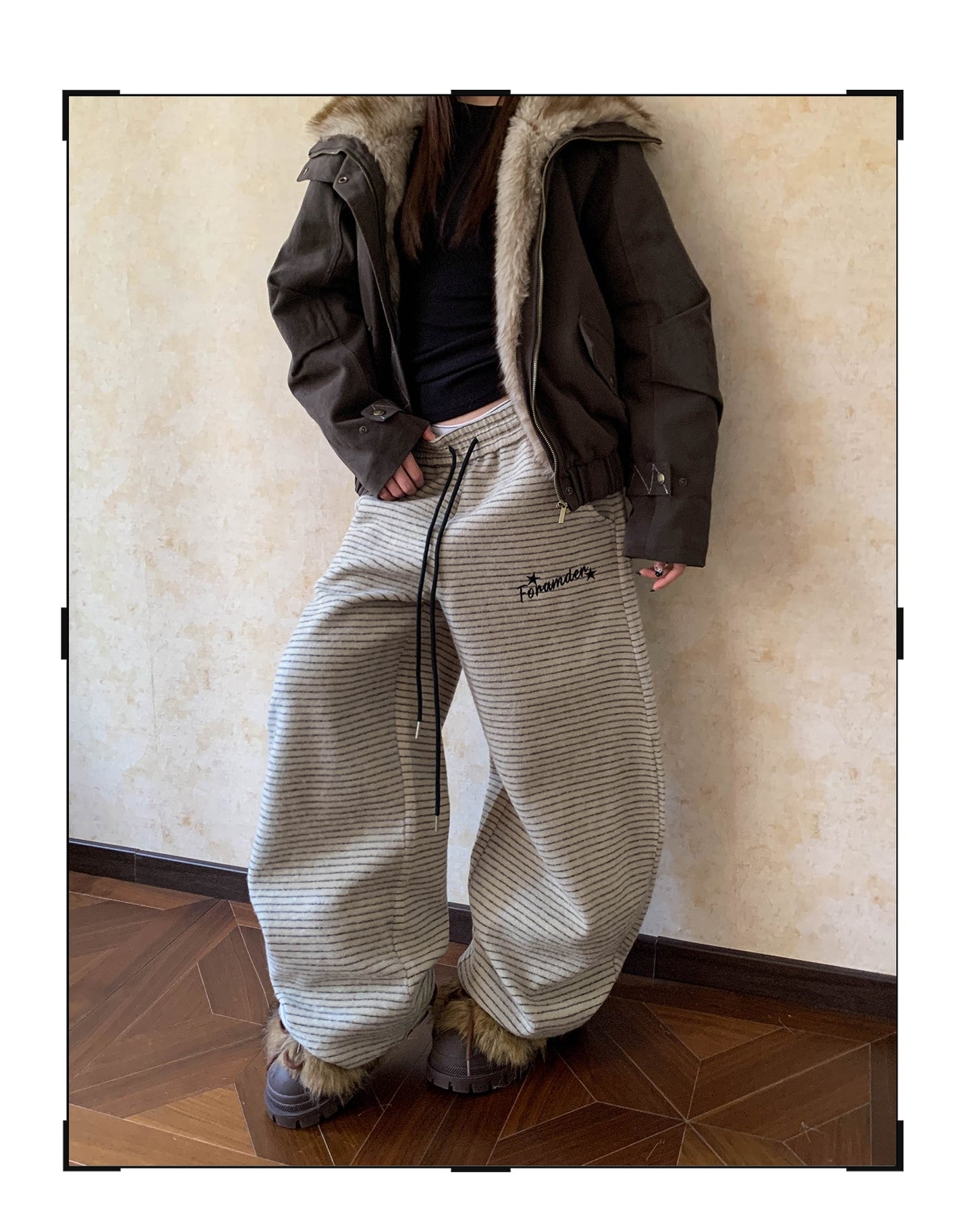 Striped sweatpants TK0364