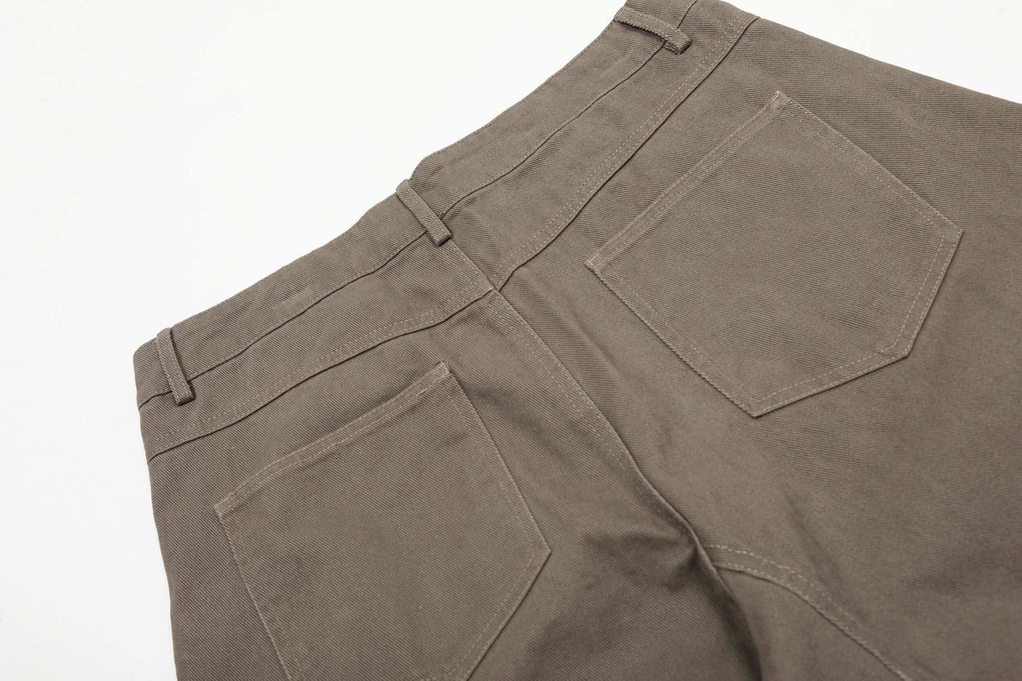 Brown Curved Design Wide Pants TK0214