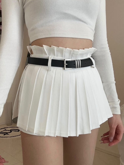 「reistyle_twinkle」Pleated mini skirt TK0318