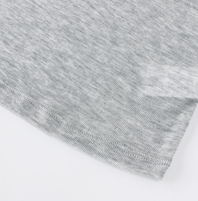 透け感シンプル長袖トップス ME0011