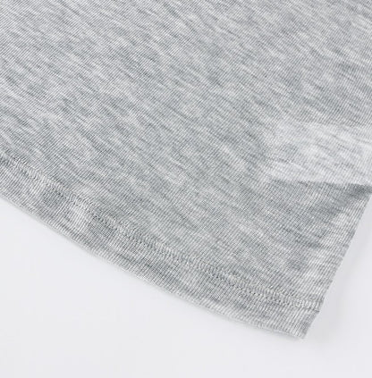 透け感シンプル長袖トップス ME0011