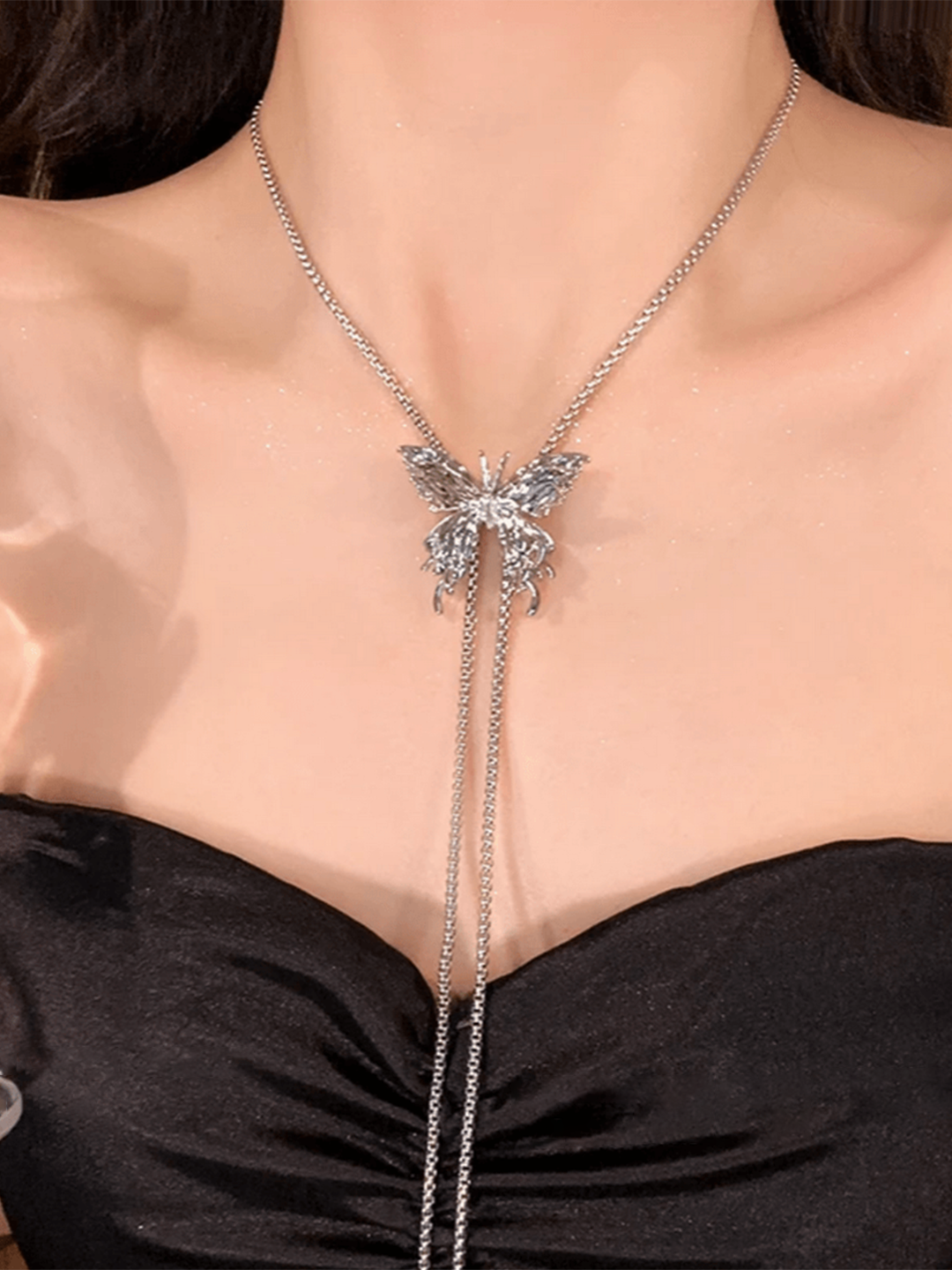 2-Way Adjustable Slider Chain Necklace SP0074