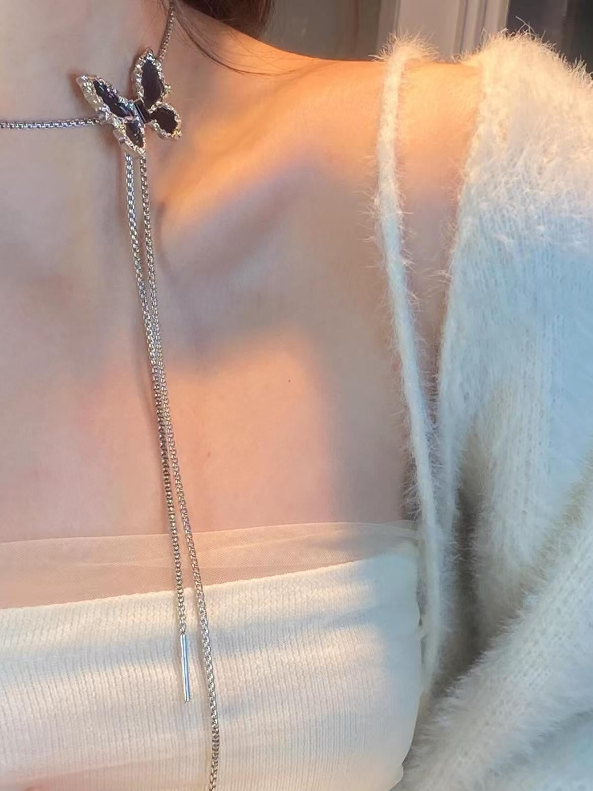 2-Way Adjustable Slider Chain Necklace SP0074