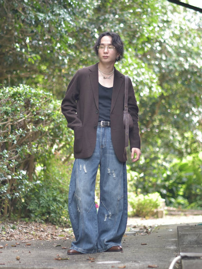 Distressed balloon pants TK0198