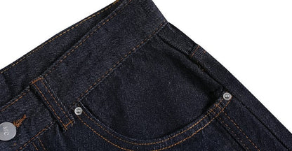 "Embroidered" Wide Baggy Denim Pants TK0305