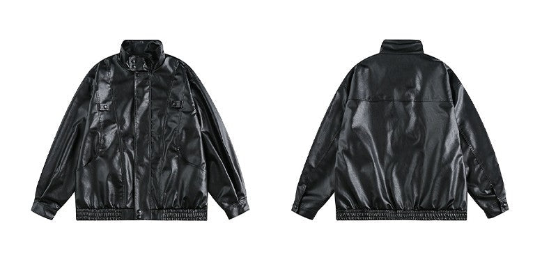Vintage PU Leather Blouson TK0342