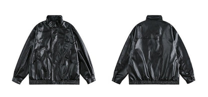 Vintage PU Leather Blouson TK0342