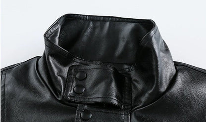 Vintage PU Leather Blouson TK0342