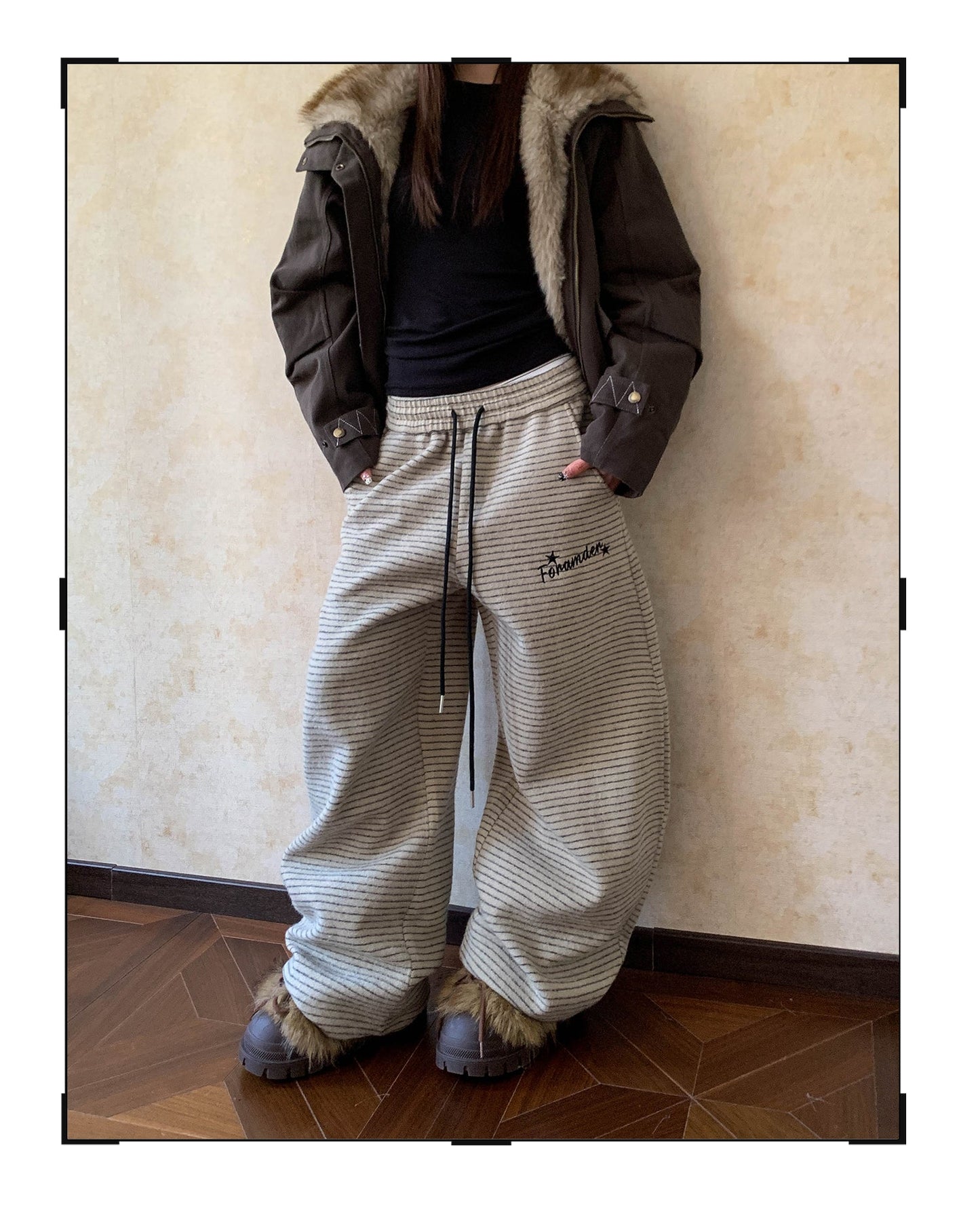 Striped sweatpants TK0364
