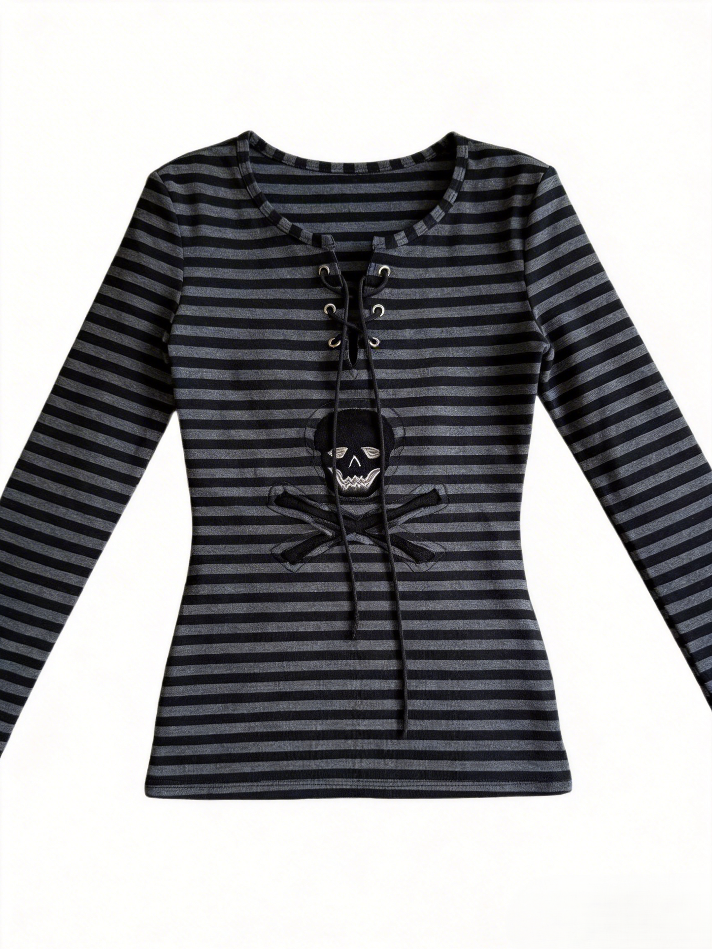 Striped long-sleeved T-shirt TK0392