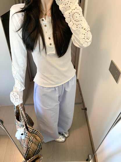 Sleeve Cutout Long Sleeve T-Shirt TK0400