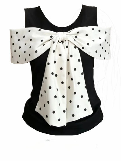 Ribbon Bustier Layered Top TK0486