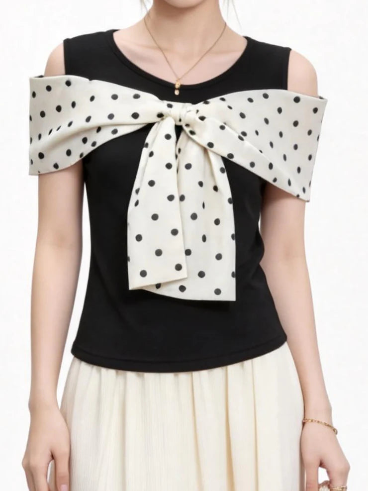 Ribbon Bustier Layered Top TK0486