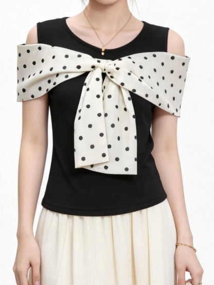 Ribbon Bustier Layered Top TK0486