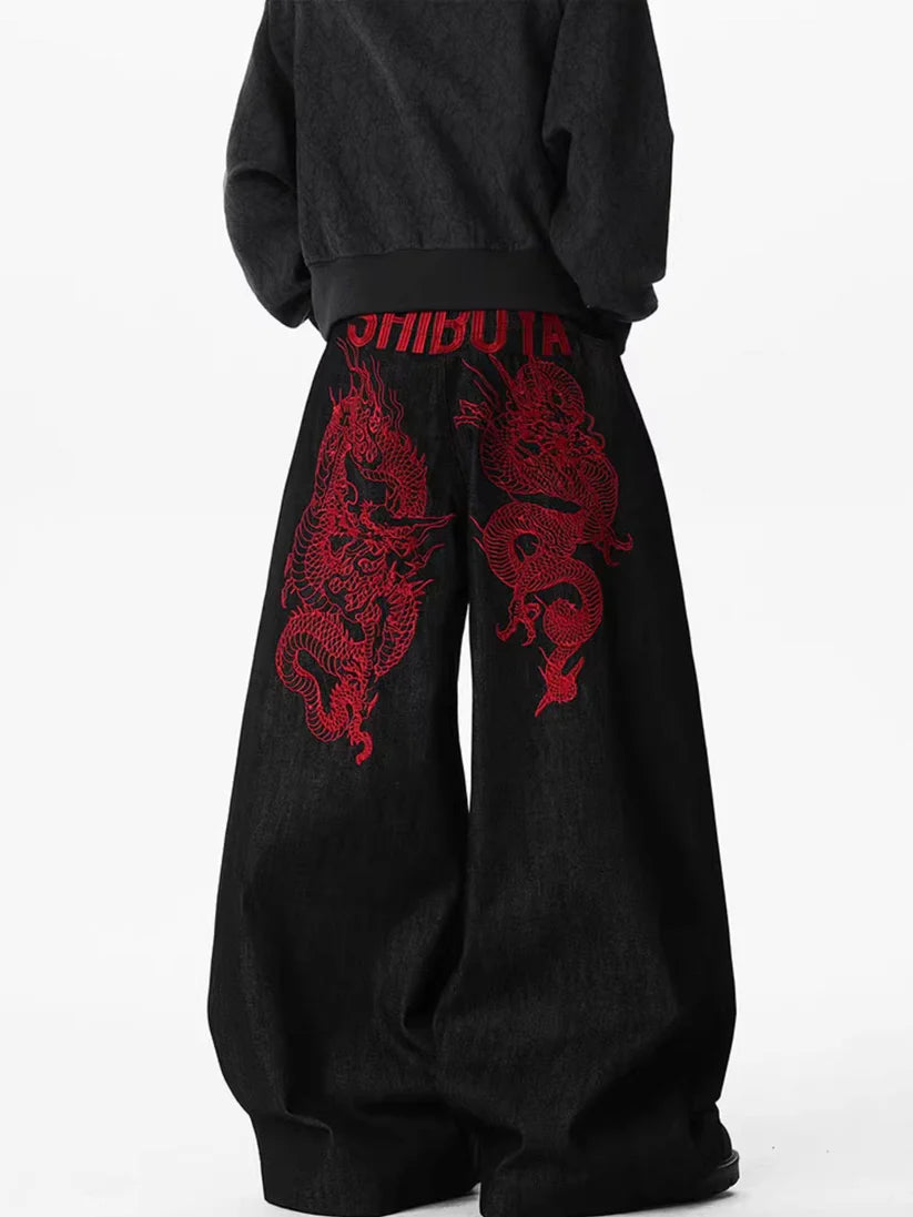 2-Way Embroidered Street Jeans TK0555