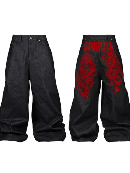 2-Way Embroidered Street Jeans TK0555