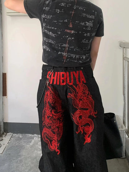 2-Way Embroidered Street Jeans TK0555