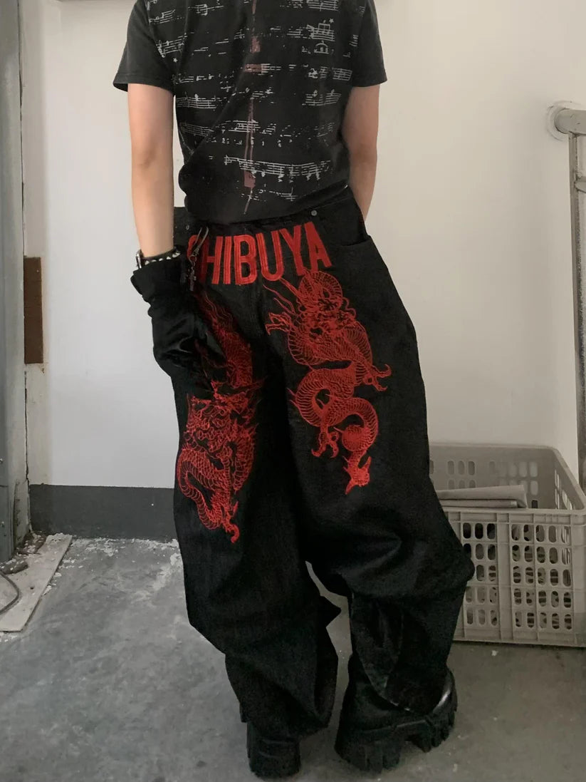 2-Way Embroidered Street Jeans TK0555
