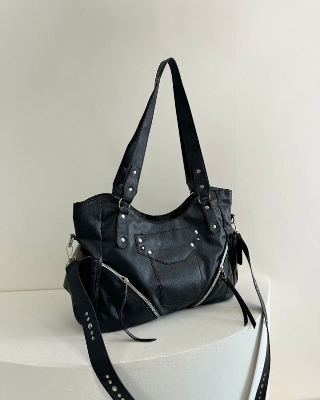 ブラックトートバッグ BB009