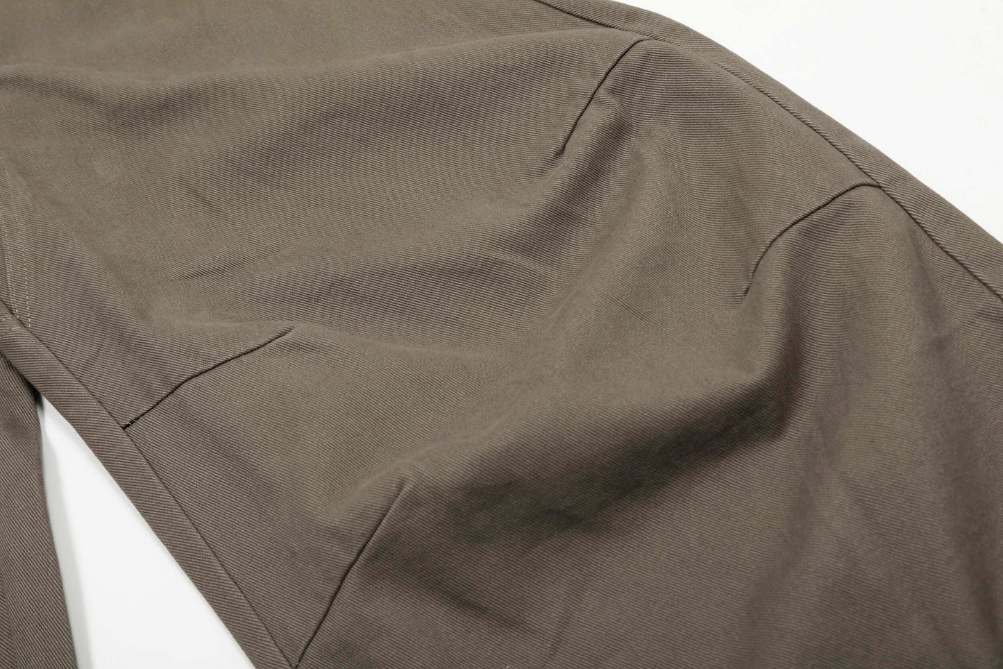 Brown Curved Design Wide Pants TK0214